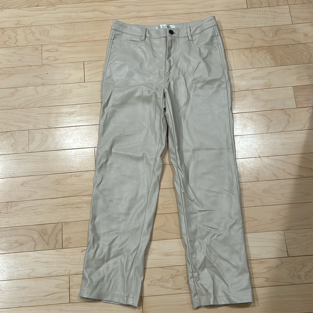London Faux Leather Pants